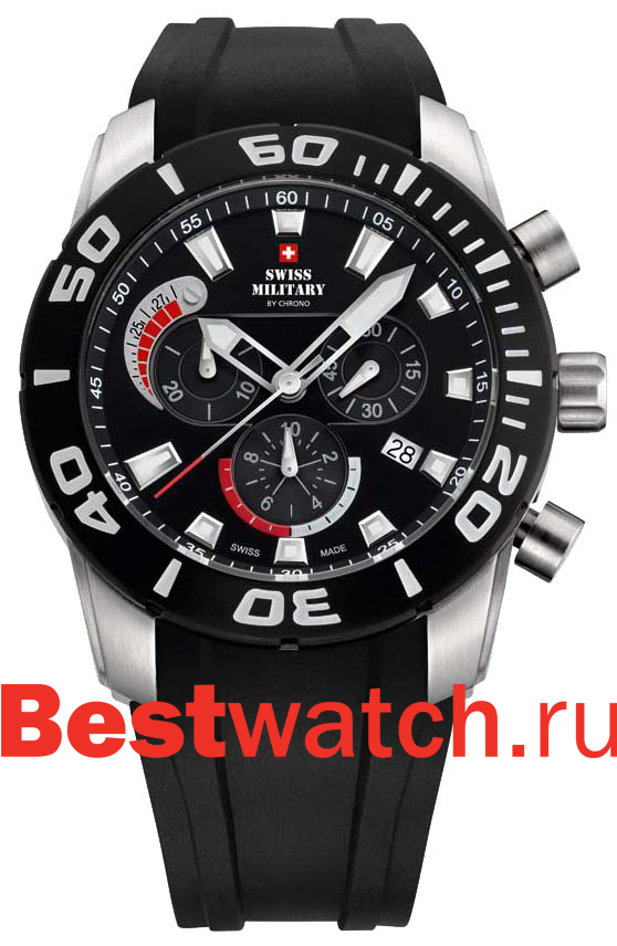 Часы Swiss Military Кварцевые хронографы SM34031.01